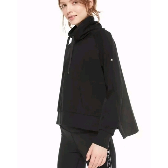 Kate Spade New York Live Colorfully Heart It Mixed Media Pullover Womens - Picture 2 of 8